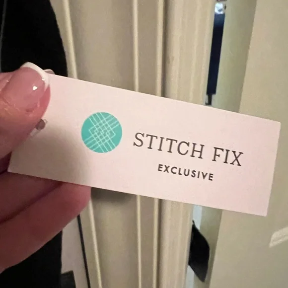 Elegant Black Women's Jacket / open cardigan with Silver sparkle Trim - Picture 2 of 5